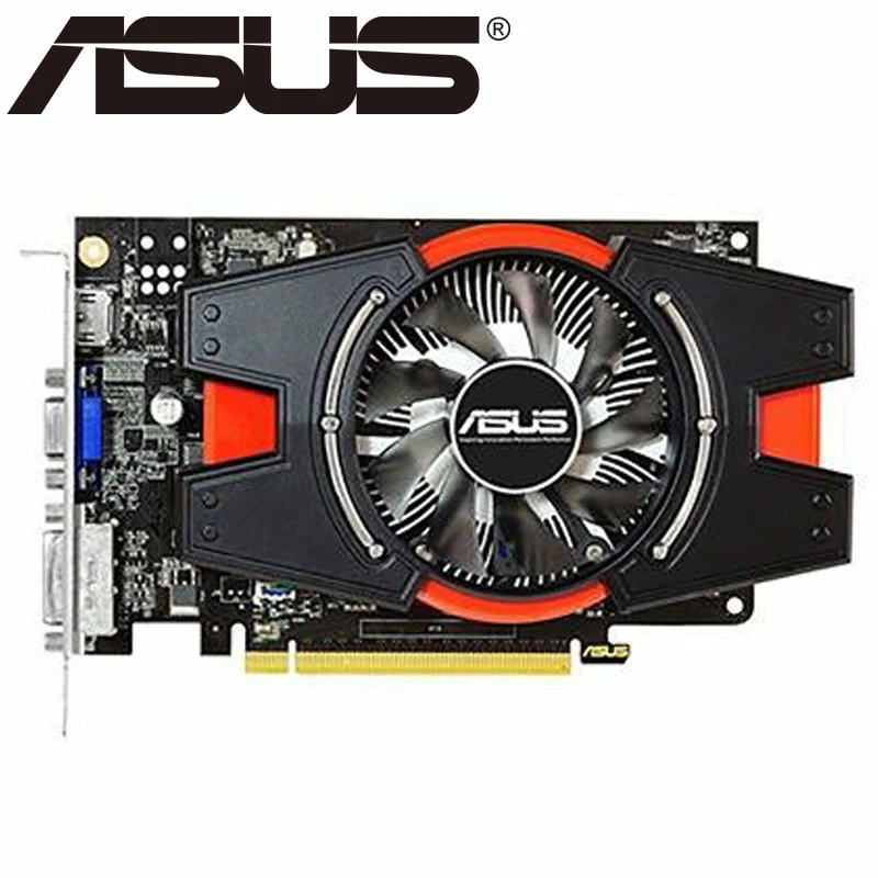 Оригинальная Видеокарта ASUS GTX650 1 ГБ 128 бит GDDR5 графические карты для nVIDIA Geforce GTX 650