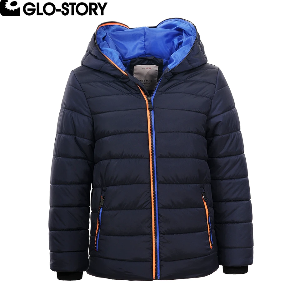 GLO STORY Little Kids Clothes 92 128CM Boys Double Color Full Zipper