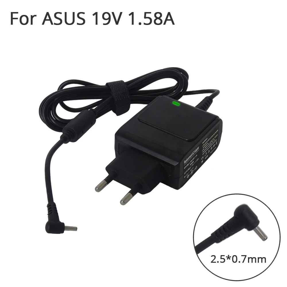 19 В AD820MO 1.58a адаптер питания для Asus ASUS Eee PC 1001HA 1001 P 1001PX 2.5*0.7 мм 30 Вт стены зарядное