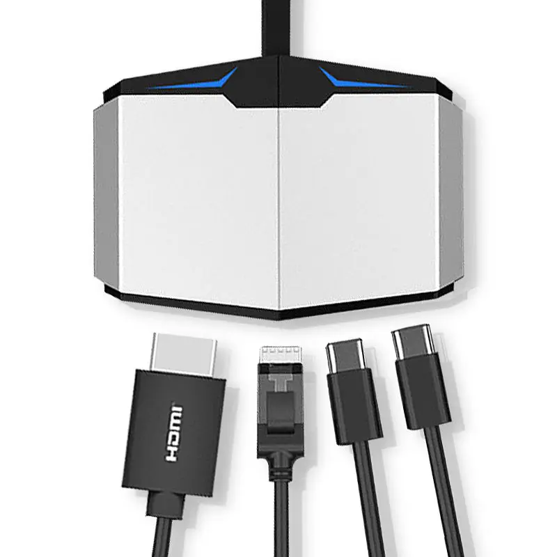 Переходник с Type c на HDMI VGA хаб Thunderbolt 3 RJ45 кардридер PD USB для HP SPECTRE X360 X2 ENVY 13/15/17 OMEN