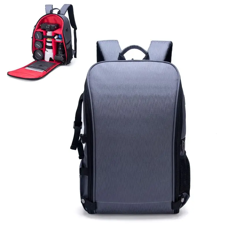 

Multi-functional Camera Bag Waterproof Shockproof Partition Protection Backpack for SLR/DSLR/Mirrorless Camera Lens Battery