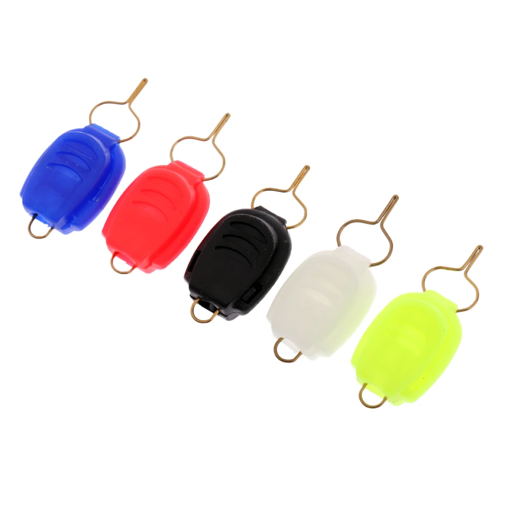 5pcs Compact Baitcasting Reel Fishing Line Holder Fishing Line Clip Buckle Stopper, Fishing Tackle Accessories