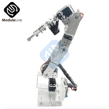 ROT3U 6DOF In Alluminio Robot Braccio Meccanico Del Robot Morsetto Artiglio per Arduino Argento