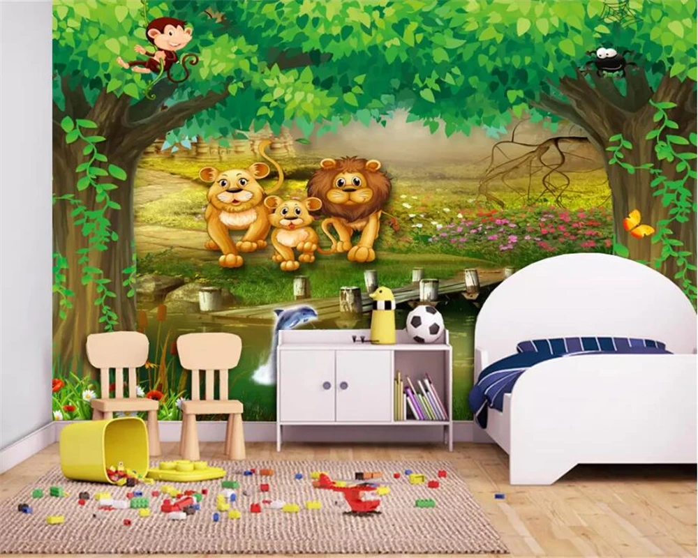 

Пользовательские фото обои 3D росписи Фэнтези Детская комната могучий мультфильм детская комната Настенное панно для телевизора фон настенная бумага