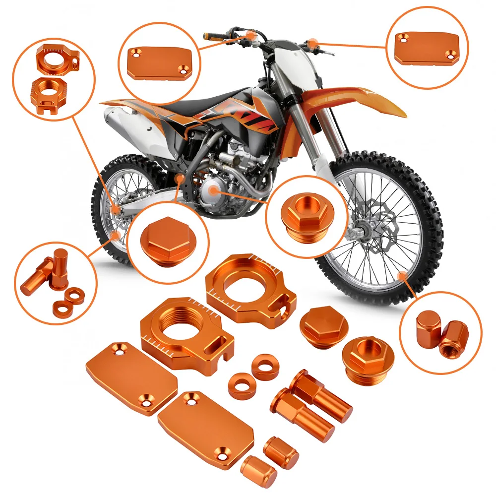 

Motorcycle Dirt Bike Accessories Brake Clutch Reservoir Oil Filler Cover For KTM 125 150 250 300 350 450 SX SXF XC XCF 2013-2018