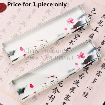 

1piece, Chinese Paperweight Class Paper Weight Calligraphy Lotus Chinese Painting Supplies