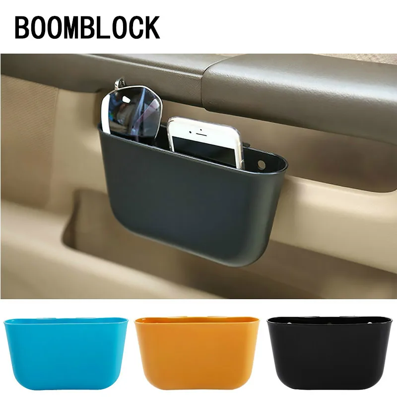 

Car Styling Auto Hanging Trash Bin Phone Storage Box for Peugeot 308 206 307 207 Citroen C5 Opel Astra j h Insignia Vectra C