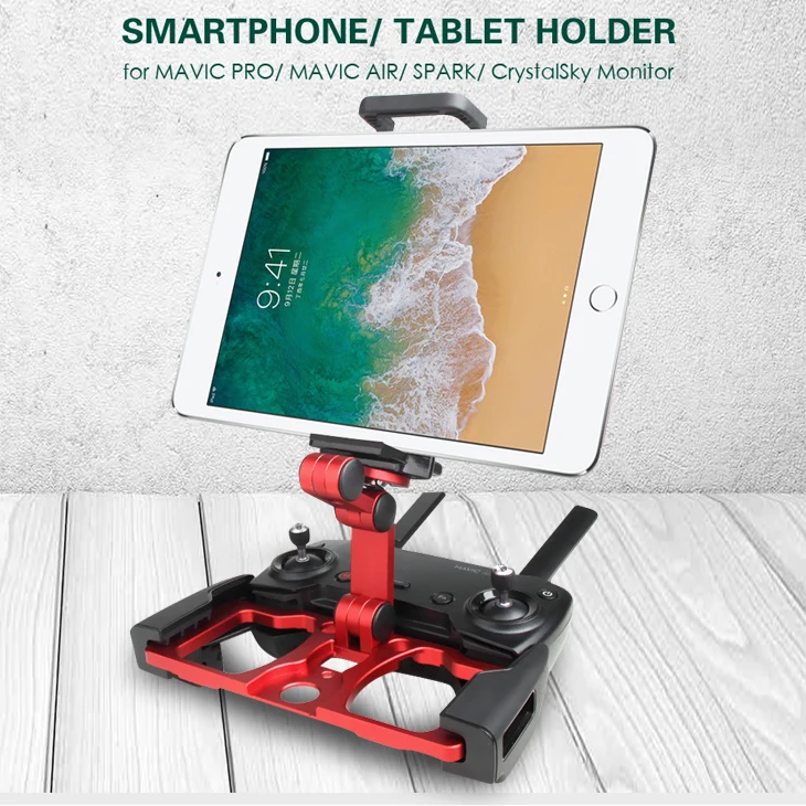 

Remote Controller Smartphone Tablet Clip Holder for DJI MAVIC 2 PRO / MAVIC AIR / SPARK Fit For Smartphone Table Ipad CrystalSky