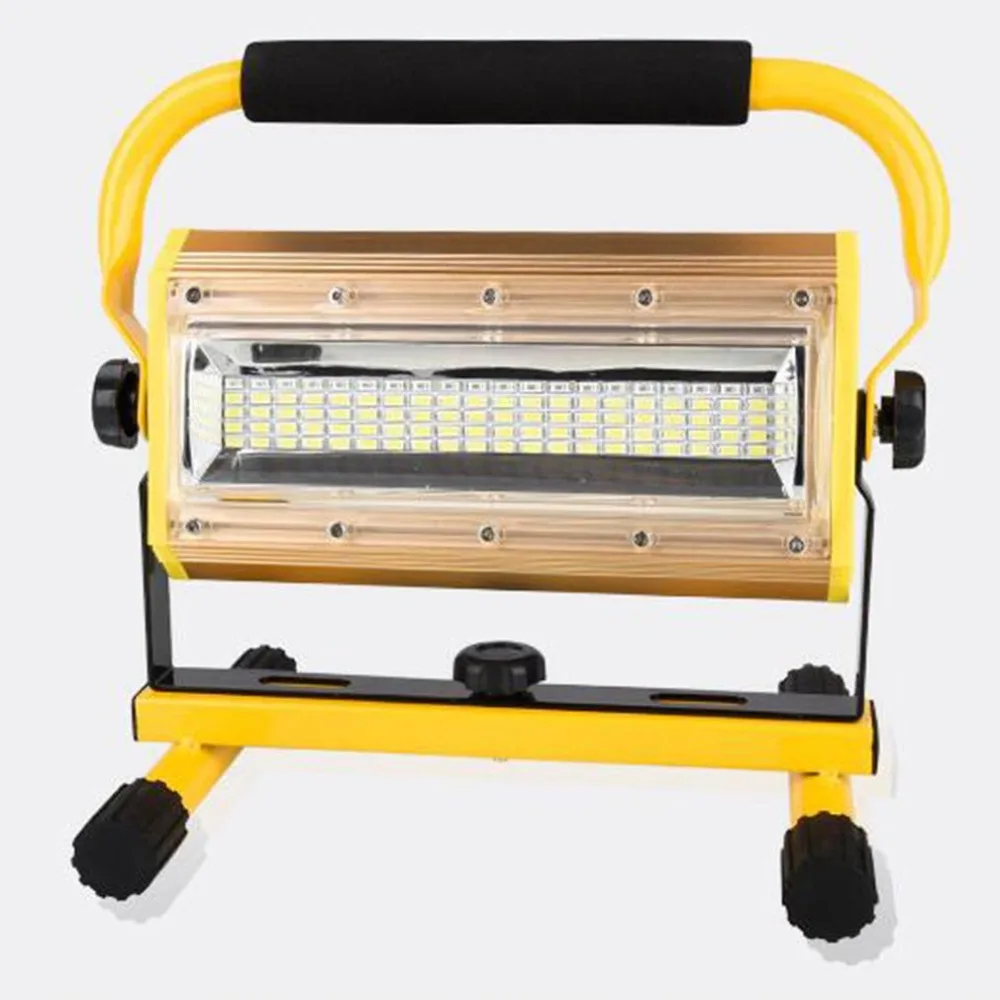 

LED flood light Detection moving site lamp portable searchlight red blue flashing warning lights