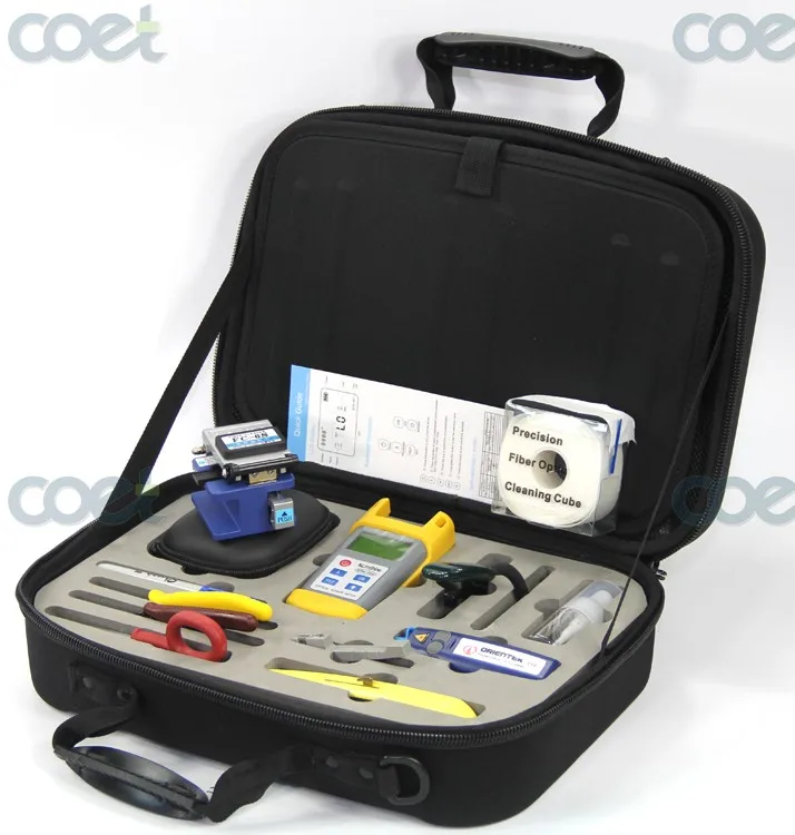 

FTTH Toolkit KomShine KFH-13 with Optical Power Meter KPM-25/ VFL / Fiber Cleaver FC-6S
