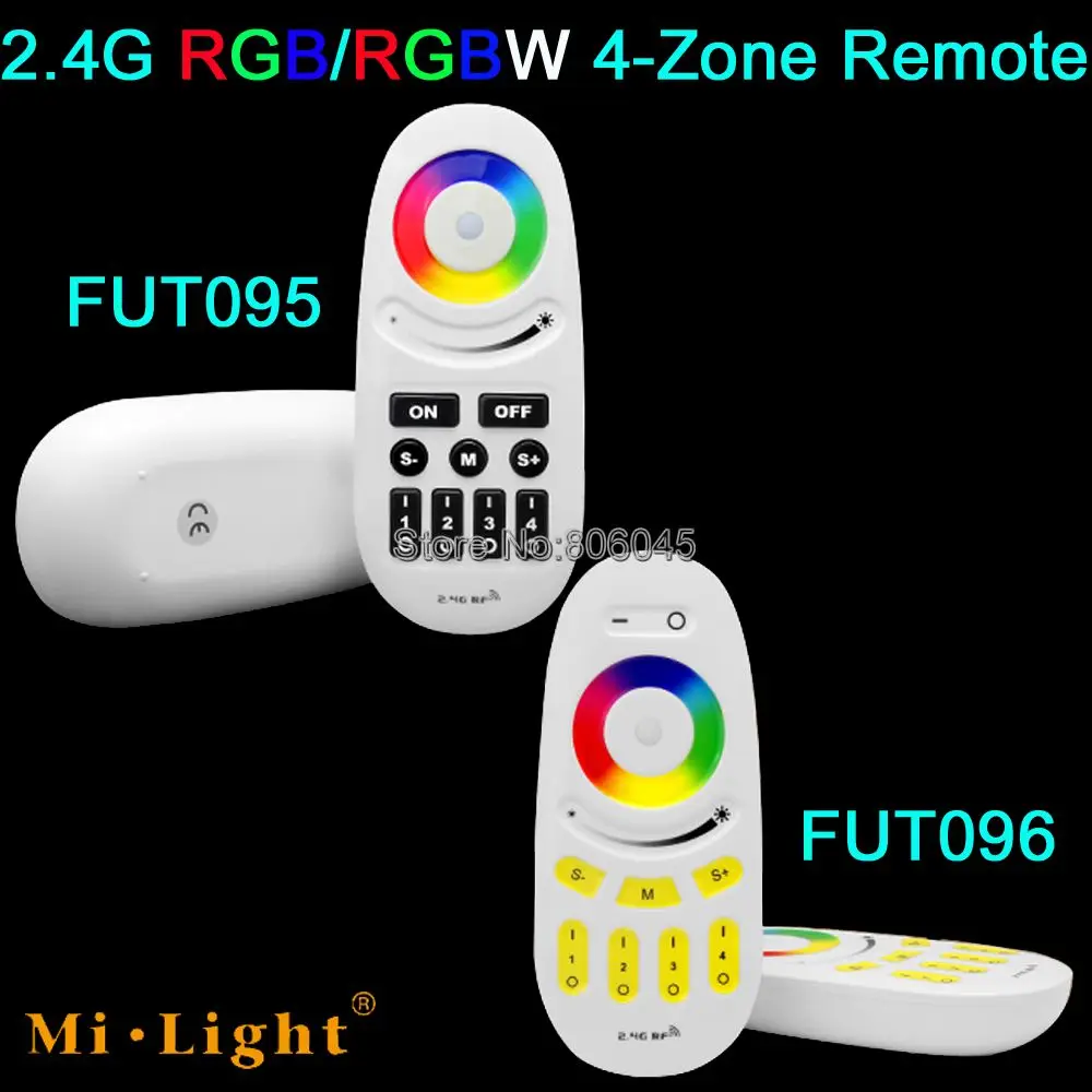 Ми. light 2.4 г rf 4-зоны RGBW Беспроводной пульт дистанционного управления fut095 fut096 с дополнительный держатель для Mi. света RGBW светодиодные лампы
