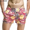 SEOBEAN Summer Style Seaside Men Beach Shorts Men Quick Dry Polyester Fabrics Beachwear Men's Board Shorts Trunks Print Shorts 6