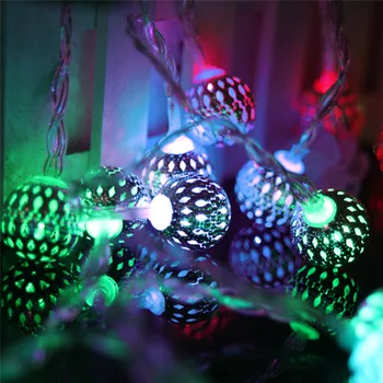 Batterij Operated Kerstverlichting Iron Holle Bal Lichtslingers 5M 40 LED voor Slaapkamer Tuin Kerst Wedding Vakantie Decoratie Batterij Operated Kerstverlichting Iron Holle Bal Lichtslingers 5M 40 LED voor Slaapkamer Tuin Kerst Wedding Vakantie Decoratie
