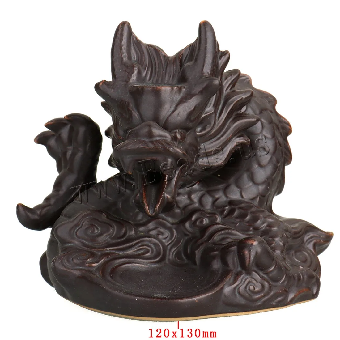Creative Home Decor Dragon Smoke Waterfall Backflow Incense Burner Ceramic Incense Holder Censer Use In Home Office Teahouse