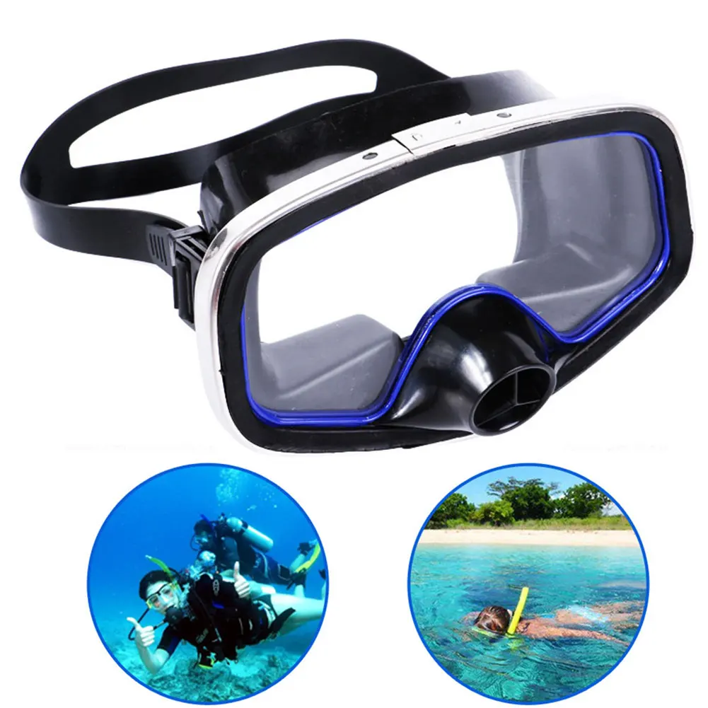 

Men Women Diving Goggle Adjustable Protective Wide Lens Big Nose Free Breathe Swimming Mask Shock Resistant Anti Fog Snorkeling