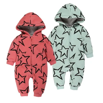 

New Born Baby Boys Clothes Winter Rompers Cow Baby Onesie Costume Long Sleeve Girl Clothes Toddler Boys Jumpsuit Warm Outfits
