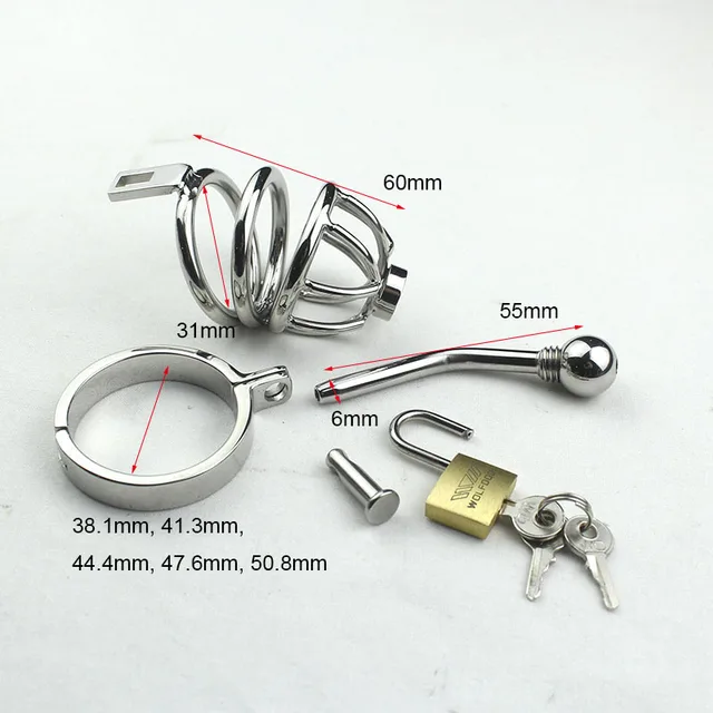 Cinturón de castidad de acero inoxidable uretra de con sonido de jaula de uretra pene para hombres BEEGER 2 tipos de dispositivos de castidad masculina juguetes sexuales 615d7b Cinturón de castidad de acero inoxidable uretra de con sonido de jaula de uretra pene para hombres BEEGER 2 tipos de dispositivos de castidad masculina juguetes sexuales 615d7b