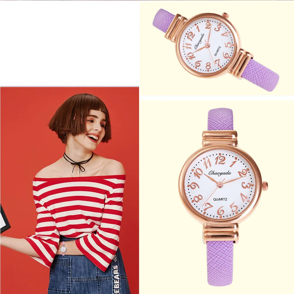 Новинка, брендовые модные женские кварцевые часы с ремешком из сплава, Круглый браслет, подарок, женские наручные часы, bayan kol saati