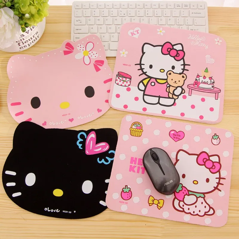 Cute Hello Kitty Mouse Pad Keyboard Pad Laptop Computer Mouse Pad