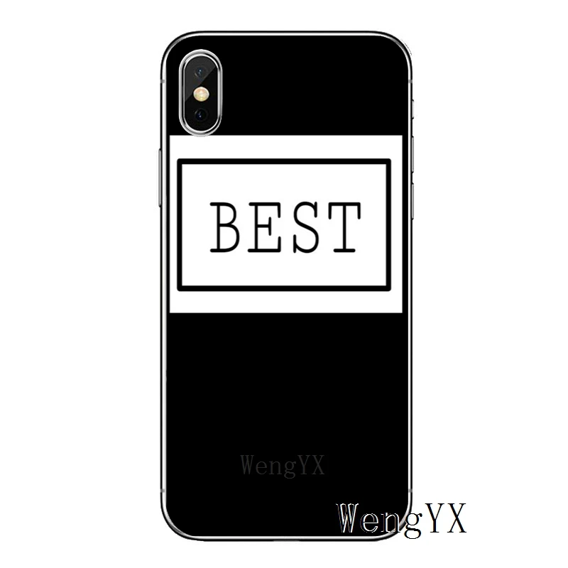 Модный bff best friends forever для Apple iPhone 8 7 plus 6s 6 plus X XR XS Max SE 5S 5c 5 4S 4 TPU мягкий чехол для телефона - Цвет: friends-forever-A-05