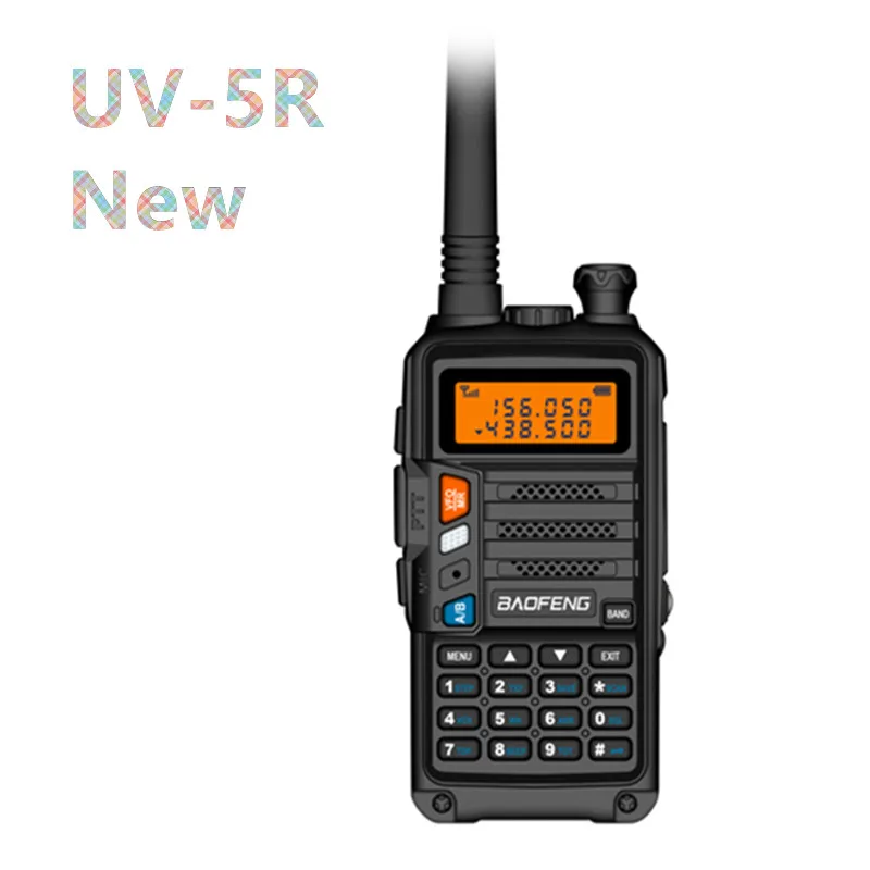 Baofeng UV-860(UV-5R plus) двухстороннее радио 136-174/400-520 МГц Pofung uv5r bf-uv860 Ham cb радио рация uv 5r uv 860 - Цвет: NEW UV-860 BLACK