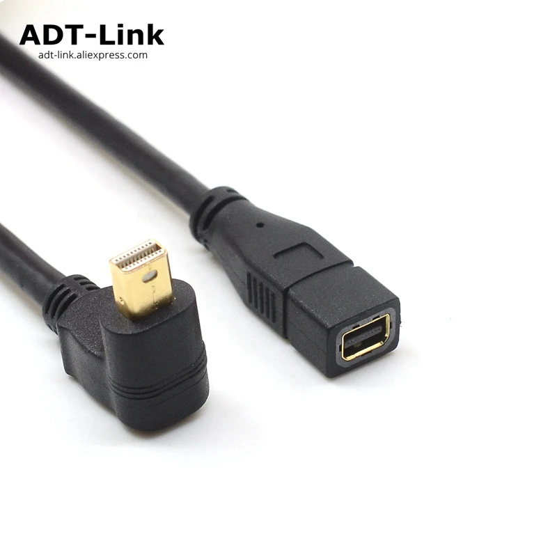 Adaptador Mini DP A DP 8K - 60Hz, Aluminio Con LED
