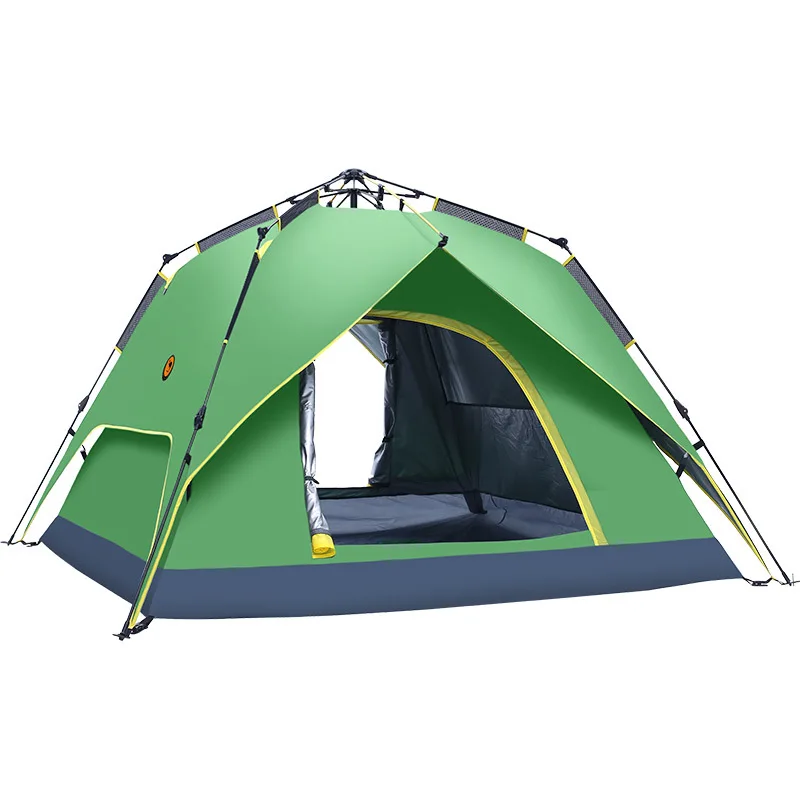 

Outdoor Tent Automatic Double-layer Camping Equipment Pop up Tent 3-4 People EDC Suvival Tent