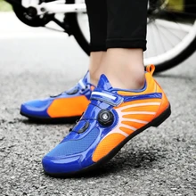 Мужская обувь для велоспорта обувь для шоссейного велосипеда обувь для горного велосипеда женская обувь синий красный цикл кроссовки Триатлон кроссовки для бега спорт