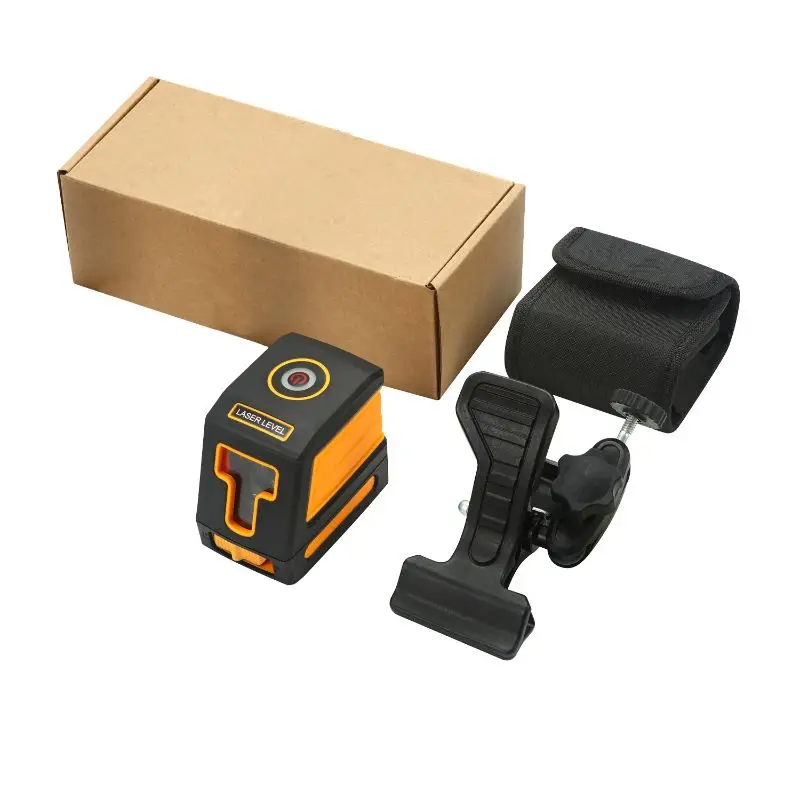 

1 Set 2 Lines Laser Level Self-leveling Red Cross Laser Lines IP54 with Bracket Clip