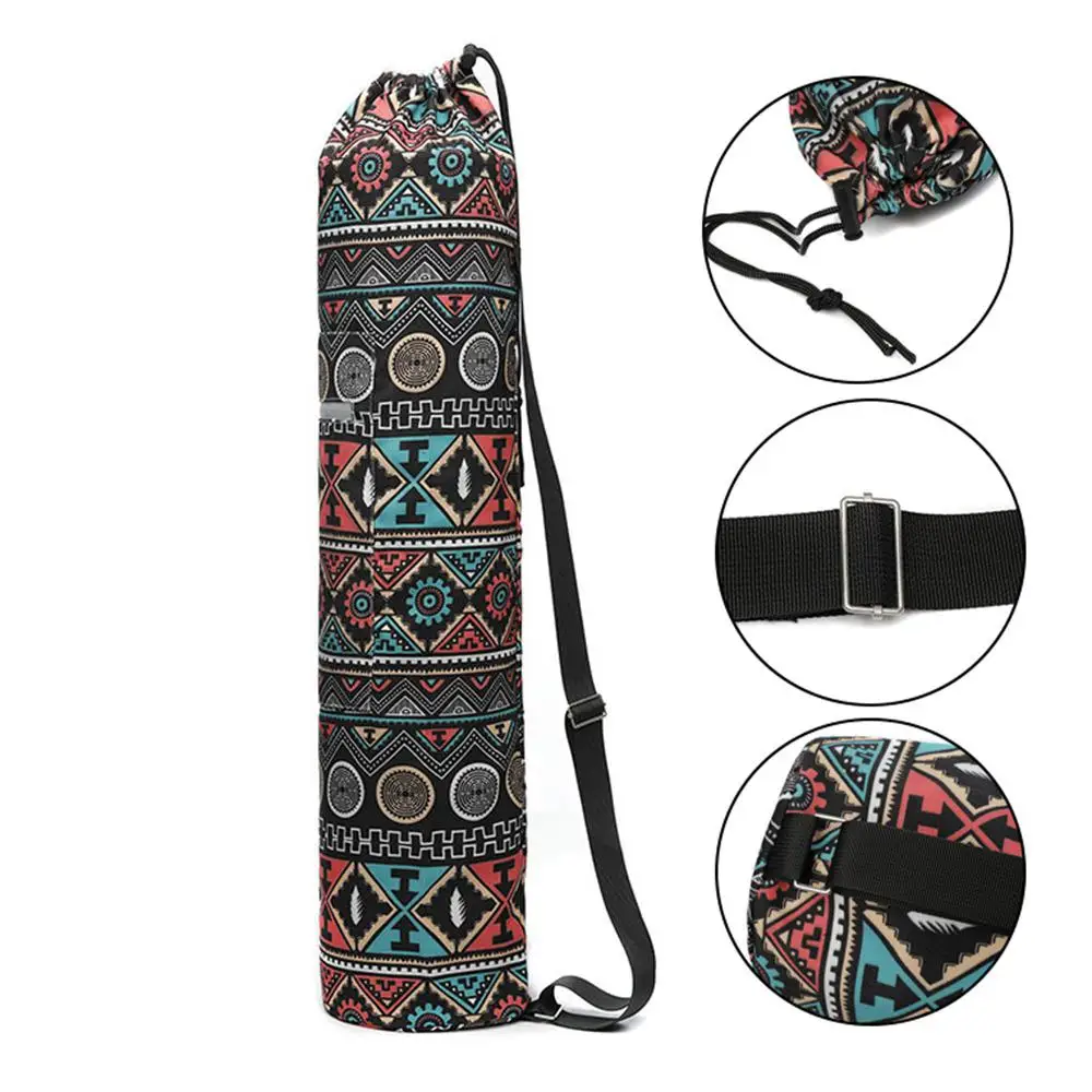 Yoga Mat Carrier Bag Full Zip Canvas Exercise Yoga Mat Carry Bag with Storage Pocket Adjustable Shoulder Strap Yoga Backpack Yoga Mat Carrier Bag Full Zip Canvas Exercise Yoga Mat Carry Bag with Storage Pocket Adjustable Shoulder Strap Yoga Backpack