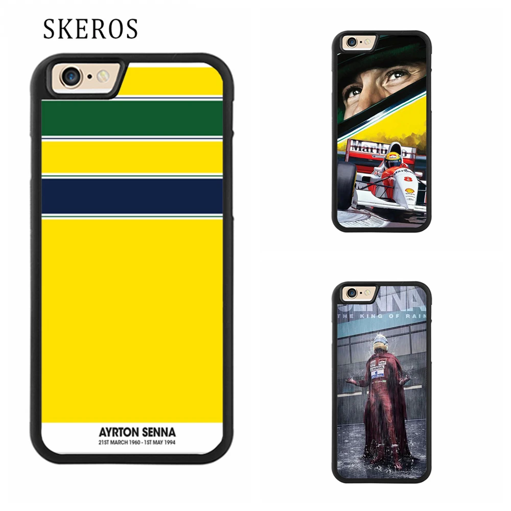SKEROS Ayrton Senna Full Protective cover cell phone case for iphone X