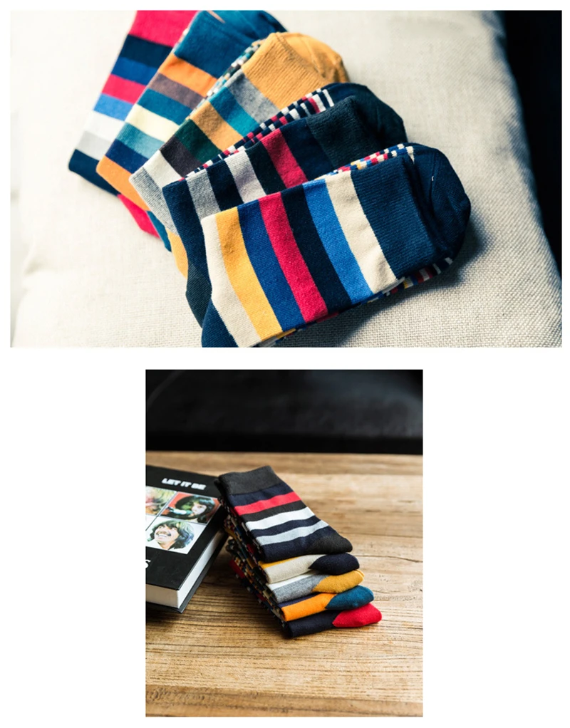 stripe socks for men (6)