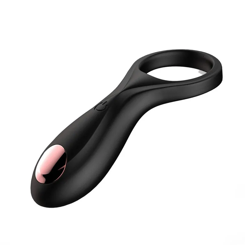Cock Ring Delay Penis Rings Vibrator Silicone Sex Articles Men's Vibrator Necklace Delays Early Locking Men's Fine Toys (11)