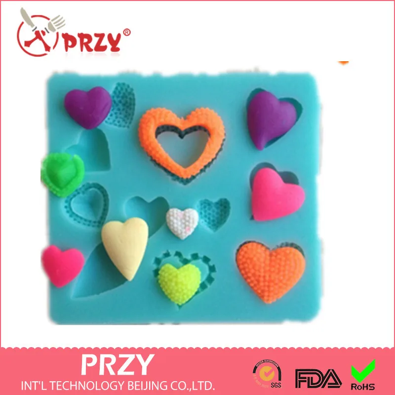 

hot sale all kindsof heart design mold, cartoon silicone fondant art mold,cake design tools, chocolate mold,candy mold