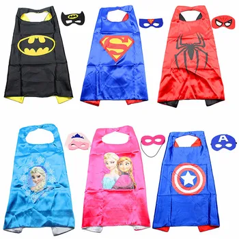 

Wholesale Halloween Children Superman Double-deck Cloak Bat Chivalrous Cloak Chivalrous Shawl Lightning Chivalrous Transformers
