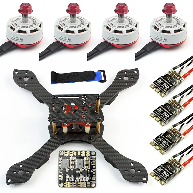 

Threel X 3K Removable Frame RS2306 2400KV Motor Brushless 30A ESC with PDB for RC FPV RC Drone Quadcopter DIY Kit