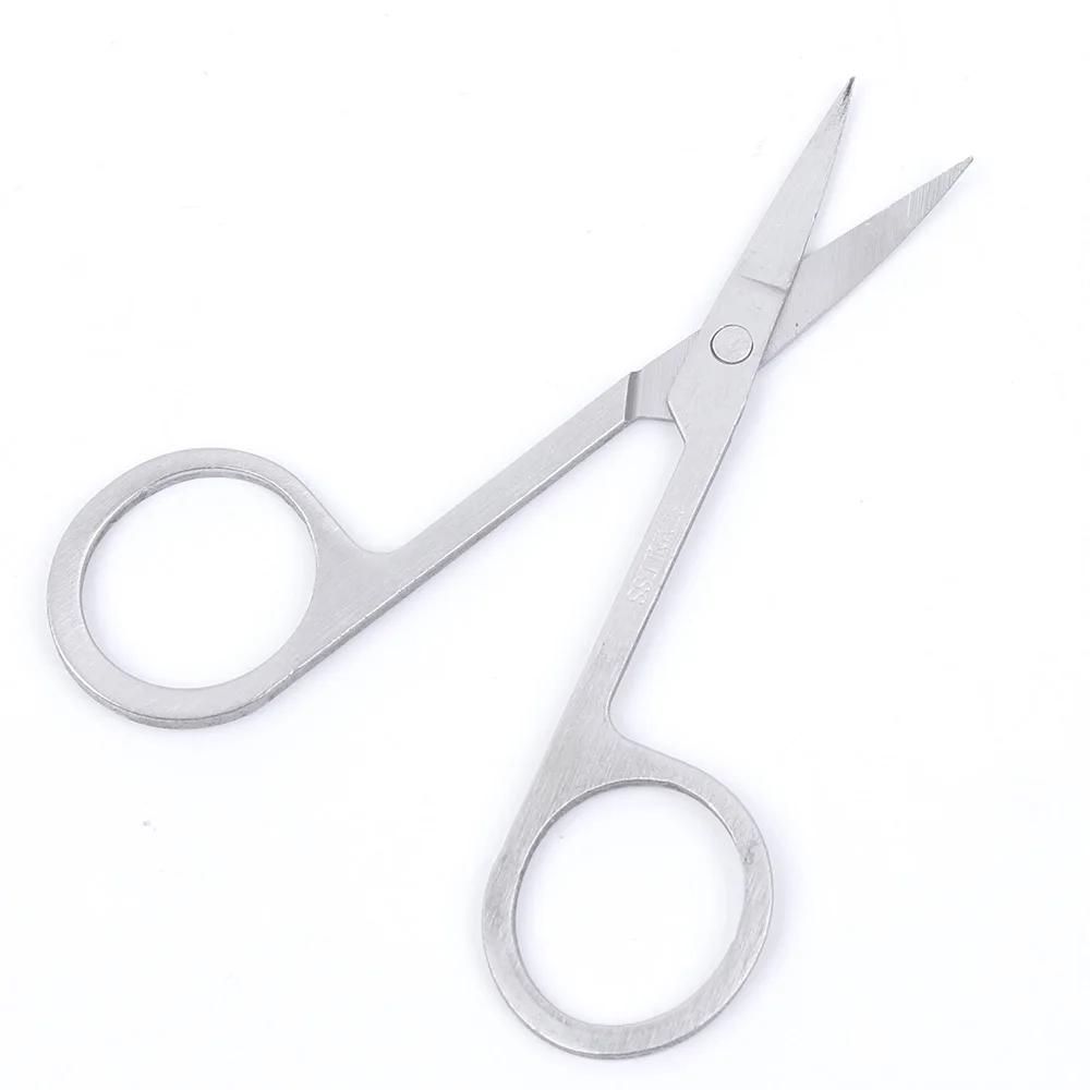 

New High Quality Stainles Steel Eyebrow Hair Trimming Beauty Makeup Nail Scissors