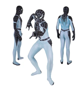 

Adult Kids Boys Spider Man Negative Suit Cosplay Costume Zentai Spiderman Superhero Bodysuit Suit Jumpsuits