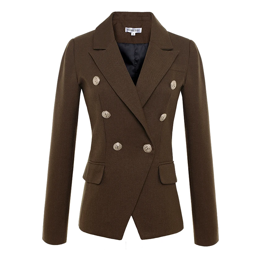 High quality temperament fashion formal blazer women OL