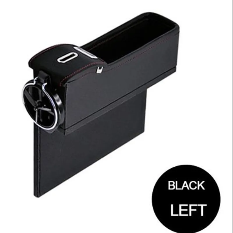 Автомобильный органайзер для багажника, автомобильный ящик для хранения для bmw e92 e87 e46 toyota c-hr mercedes w204 w211 vw t5 seat ateca - Название цвета: Black left