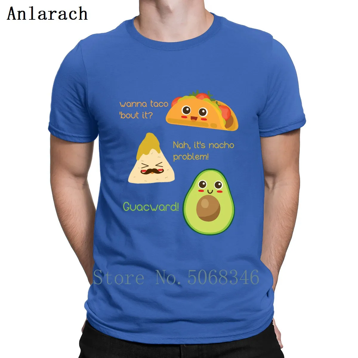 Хлопковая футболка want Taco boot It Nacho Problem забавная с авокадо хлопковый костюм