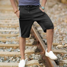Мужские летние новые брендовые тонкие шорты с эластичной резинкой на талии, повседневные шорты с цветными блоками, мужские черные, серые модные шорты с карманами на молнии, K839