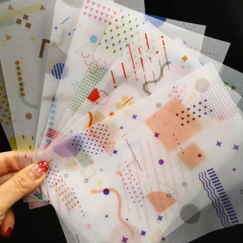 

ZFPARTY New Sweet Background Vellum Stickers for Scrapbooking DIY Projects/Photo Album/Card Making Crafts