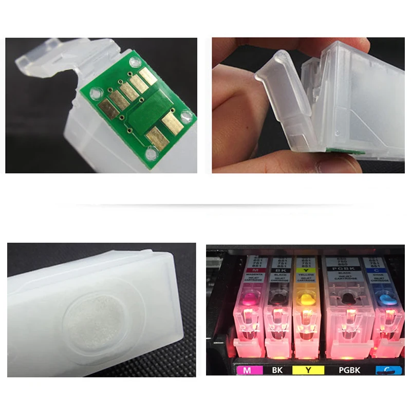 5 шт. картриджи для принтеров Canon PIXMA IP7240 MG5440 MG5540 MG6440 MG6640 MG5640 MX924 MX724|ink cartridge|refillable ink