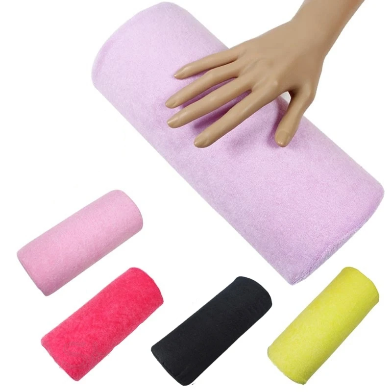 

Soft Hand Rests Washable Hand Cushion Sponge Pillow Holder Arm Rests Nail Art Small Manicure Hand Rests Pillow Cushion 4 Colors