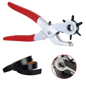 

2020 new 9inch Hole Punching Machine Punch Plier Round Hole Perforator Tool Make Hole Puncher for Straps Cards Watchband