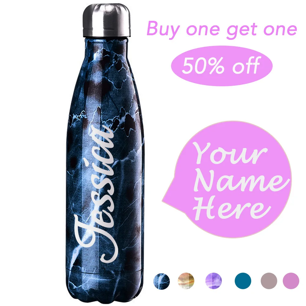 

Bicycle Stainless Steel Kettle Water Bottle Elegance Gift for Lady Customize Name or Letter Gift for Girl Creative Vacuum Flask