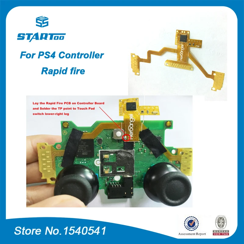 

HeroAngel Rapid Fire For PlayStation 4 Controller Mod Plus Compatible for PS4 Gamepad Joystick JDM-001/JDM-011/JDM-020/JDM-030