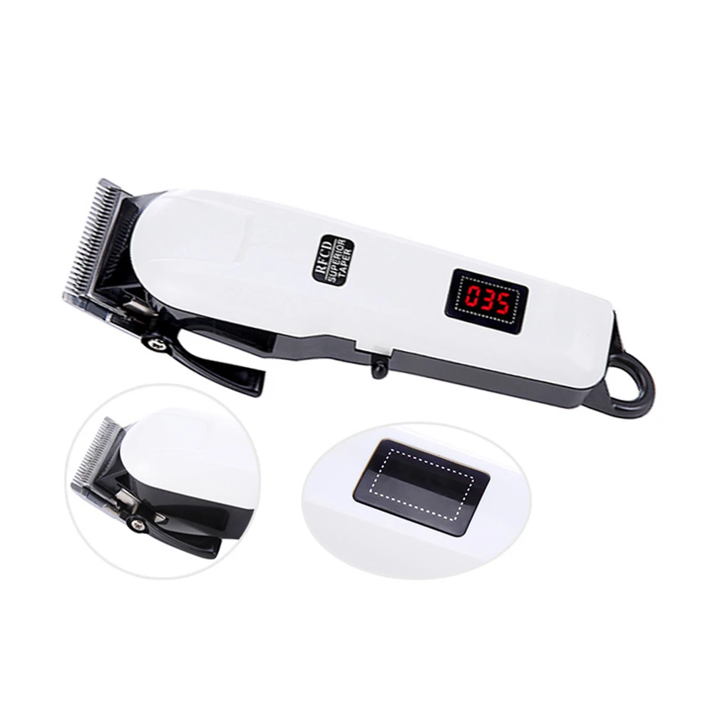

Men Hair Clipper Professional Rechargeable Hair Trimmer Haircut Stainless Steel hair cutting machine cortadora de pelo Wireless