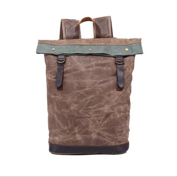 

Large capacity Casual Patchwork man travel bag backpack men bags canvas waterproof shoulder bag
